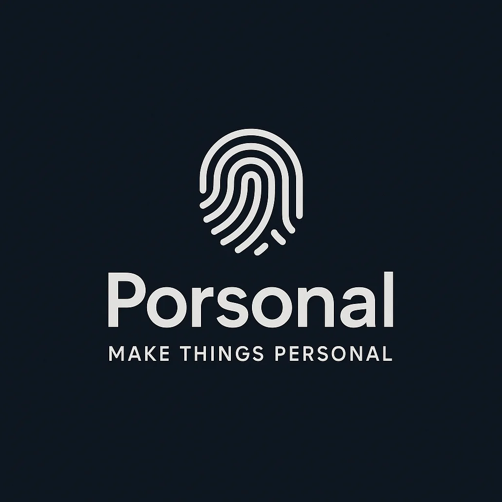 Porsonal - Make Things Personal